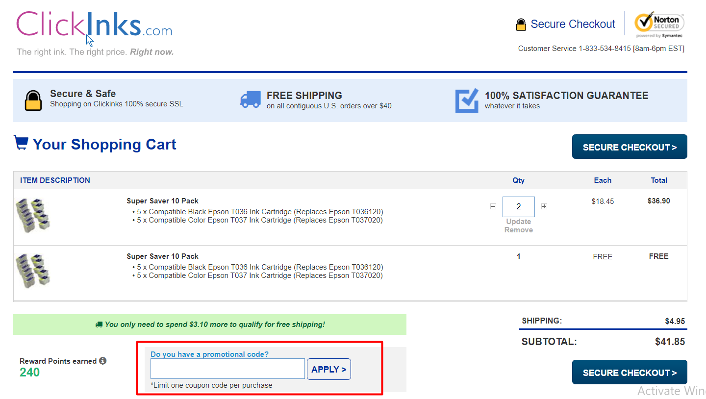 How do I use my discount code?