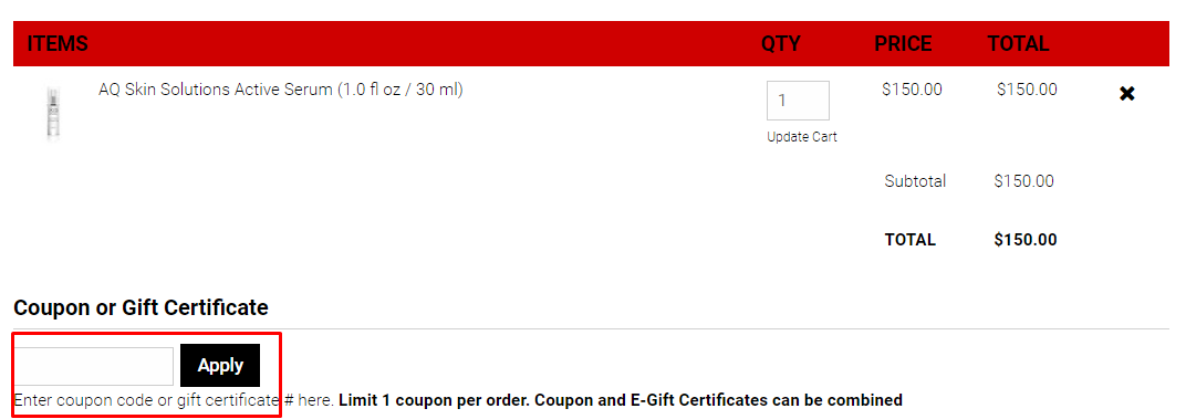 How do I use my EDCskincare.com coupon code?