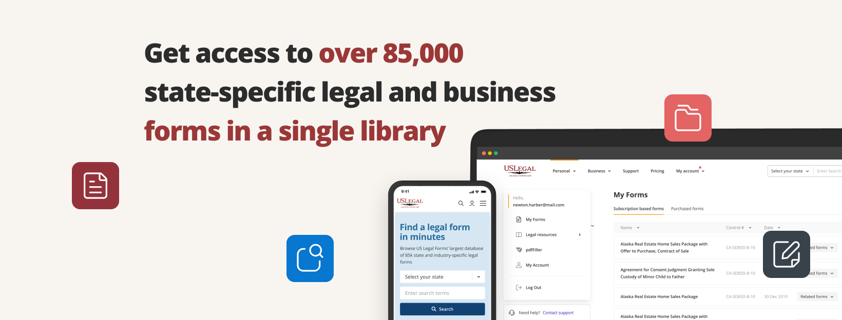 About US Legal Forms Homepage