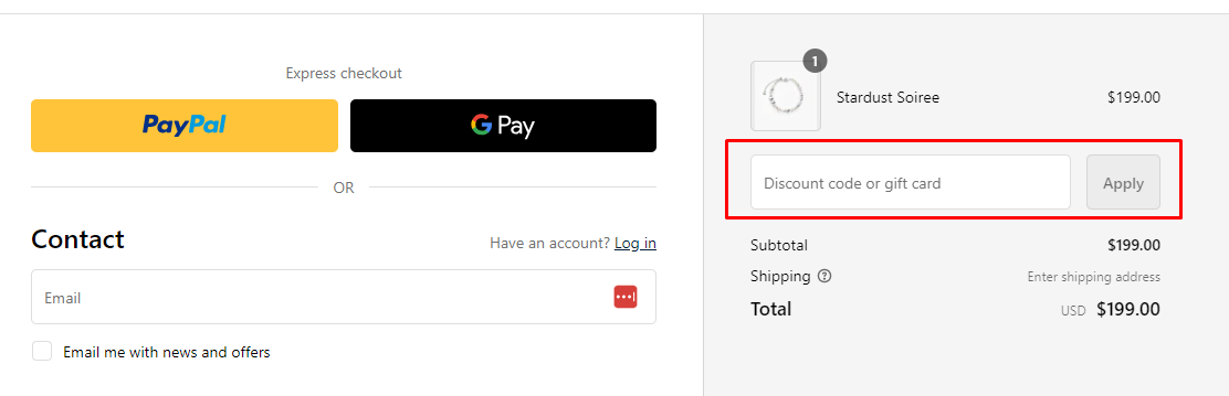 How do I use my Gingiberi discount code?