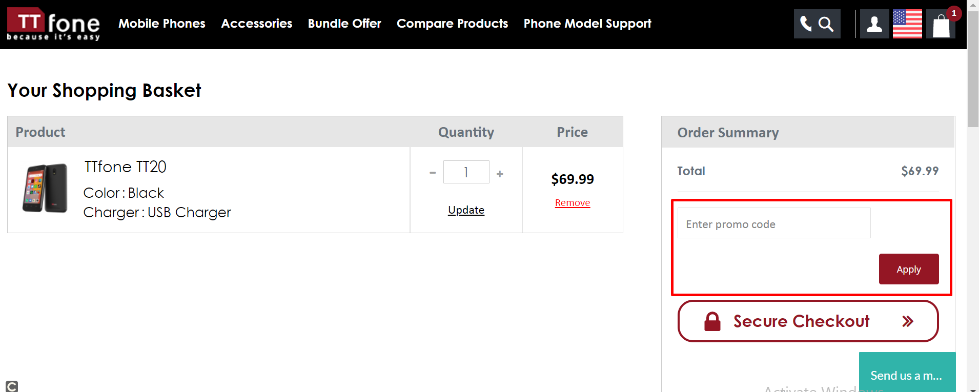 How do I use my TTfone coupon code?