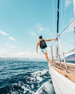 image showing a man on a lifestyle cruise