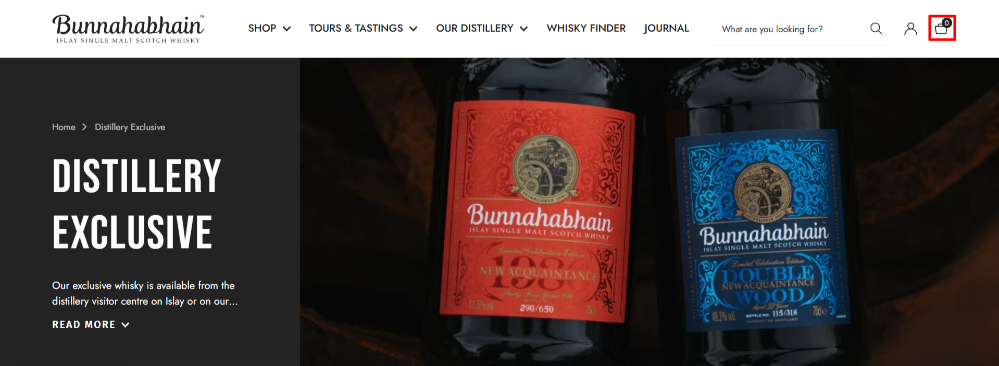 The Bunnahabhain shopping page