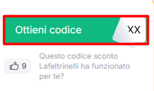 codice sconto Lafeltrinelli da poter prelevare per risparmiare su molti prodotti online
