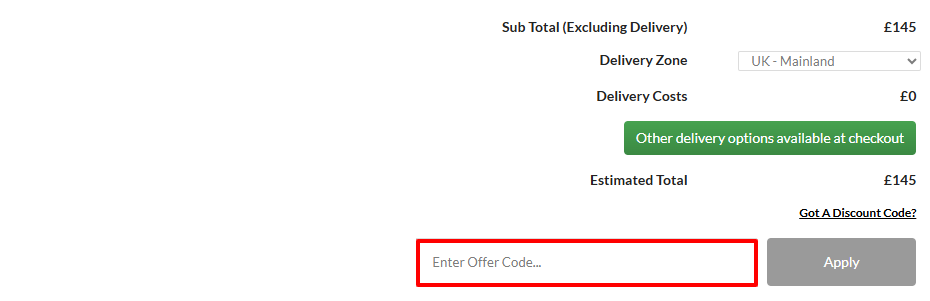 paste a Beauty Base promo code in a red box