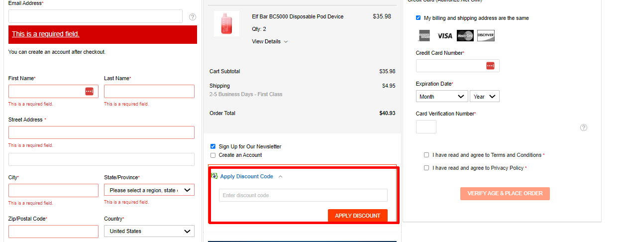 How do I use my ProVape discount code?