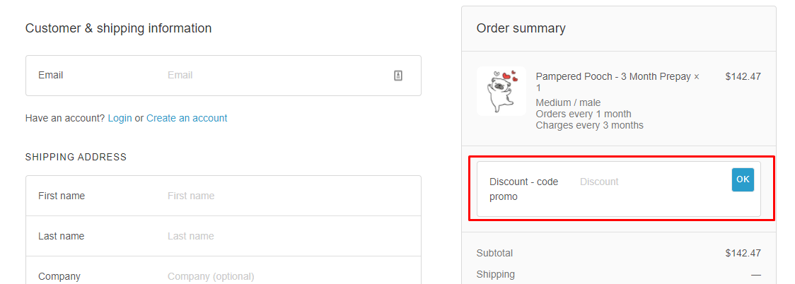 How do I use my Poochperks discount code?