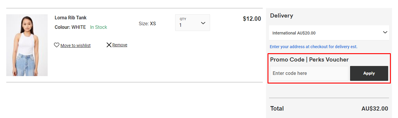 How do I use my Supre promo code?