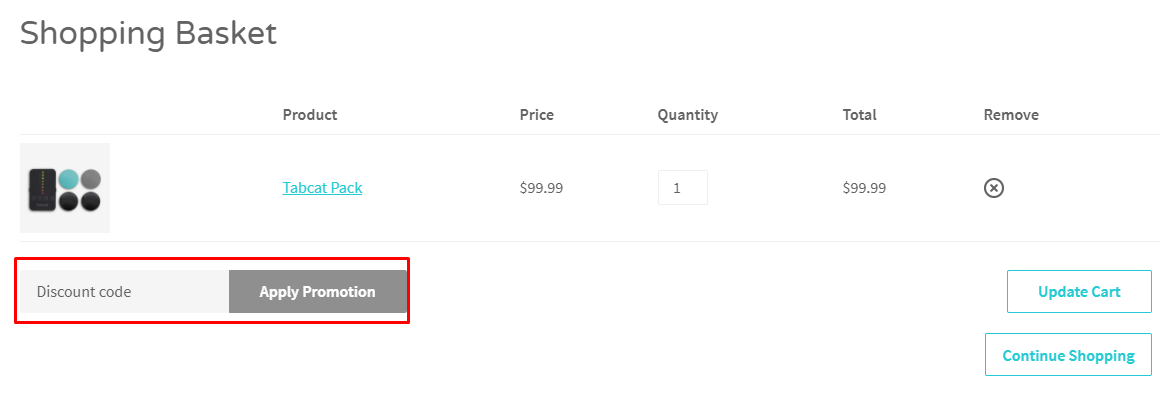 How do I use my TabCat discount code?