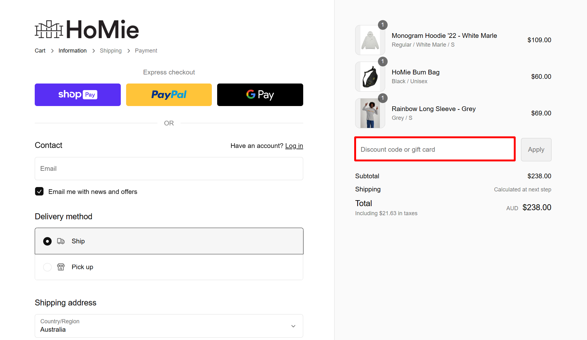 HoMie active coupon codes for April 2024