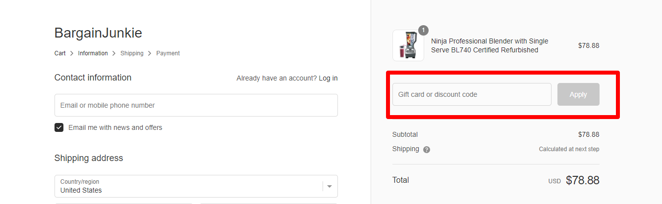 How Do I Use My Discount Code