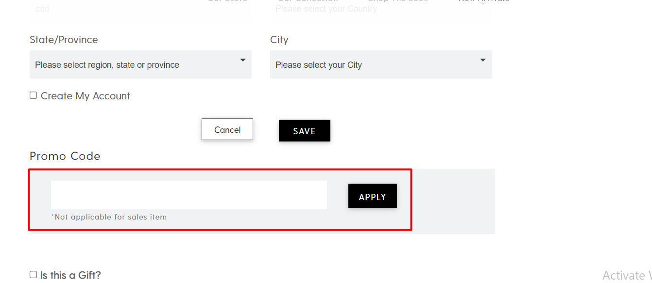 How do I use my Salt Attire promo code?