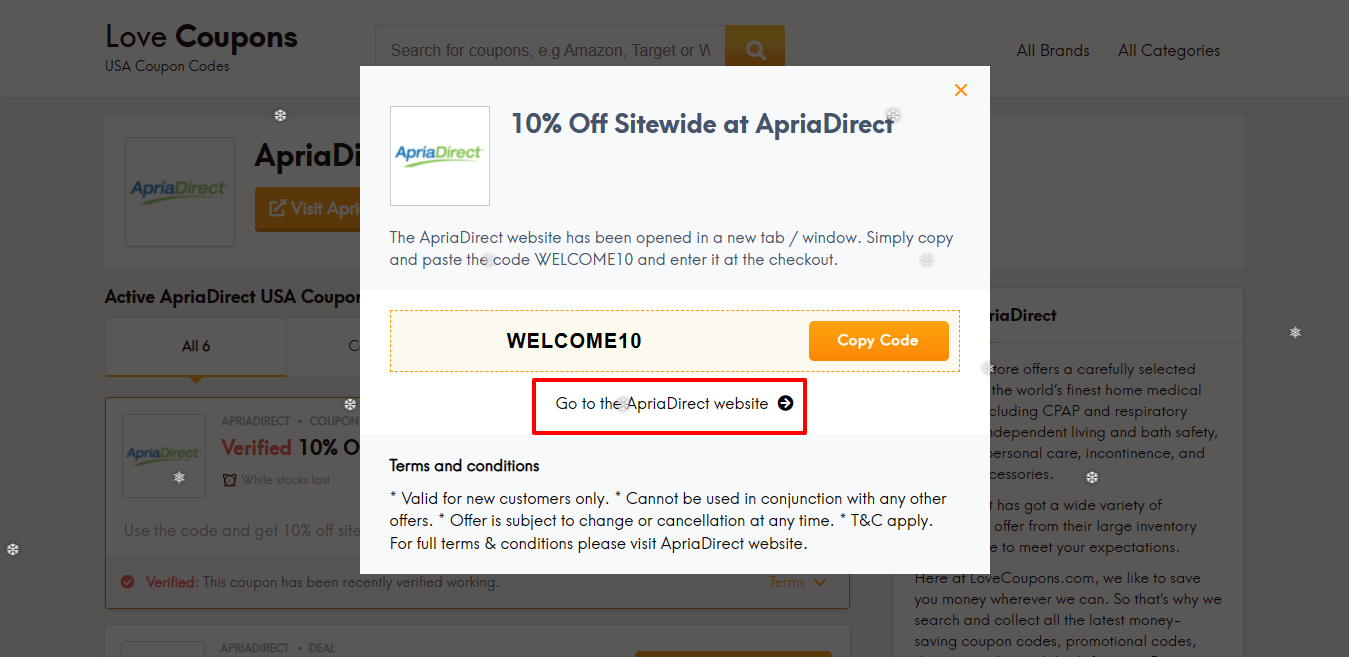 Verified 10 Off ApriaDirect Coupon Codes Love Coupons