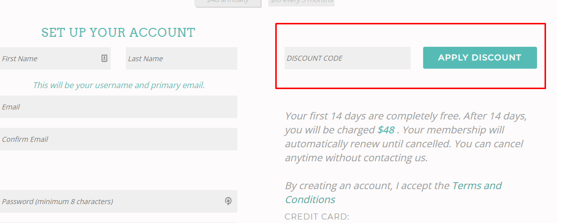 How do i use my The Dinner daily discount code?