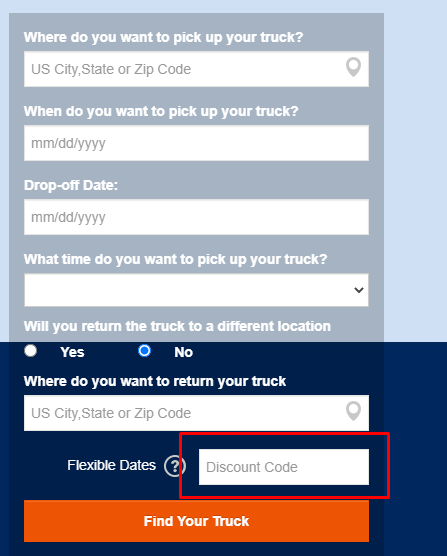 How do I use my Budget Truck Rental discount code?