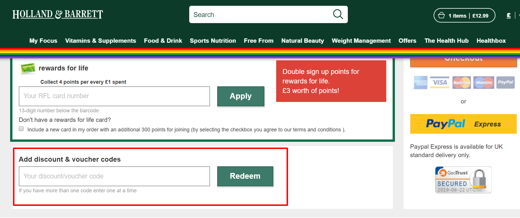 Holland & Barrett Discount Code August 2021