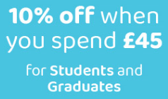 The BARGAINMAX student discount banner from their website.