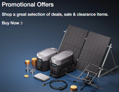 EcoFlow promotional offers to shop