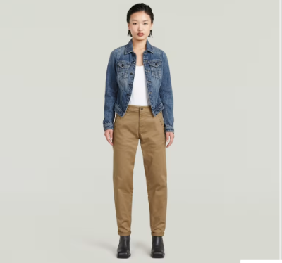 Shop for a denim jacket and chinos using your voucher code
