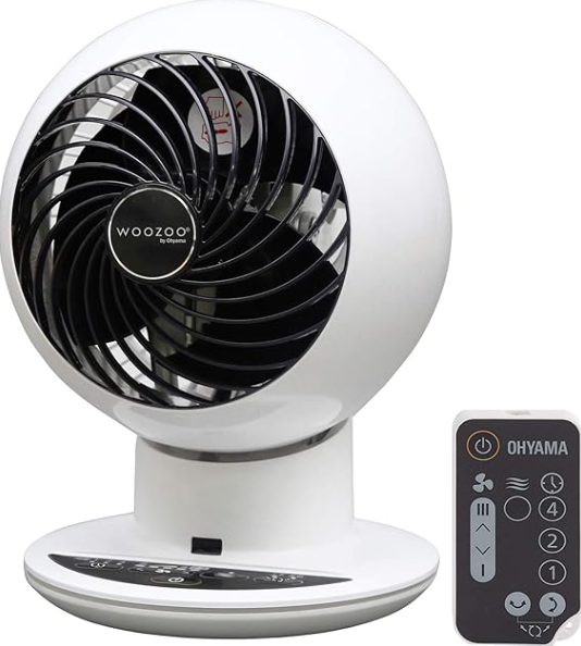 Best fans for summer: The Iris Ohyama Woozoo Table Fan in white