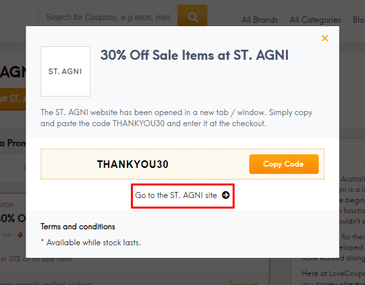go to ST. AGNI site