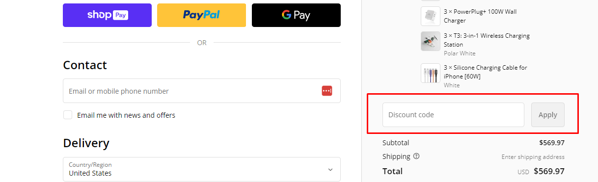 How do I use my Infina Core discount code?