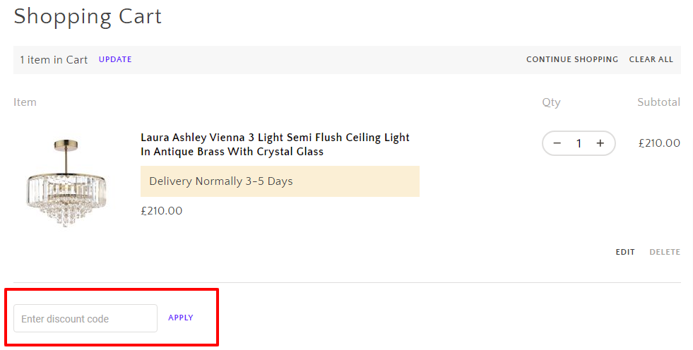 Lights4Living Checkout