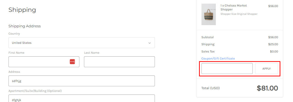 How do I use my Will & Atlas coupon code?