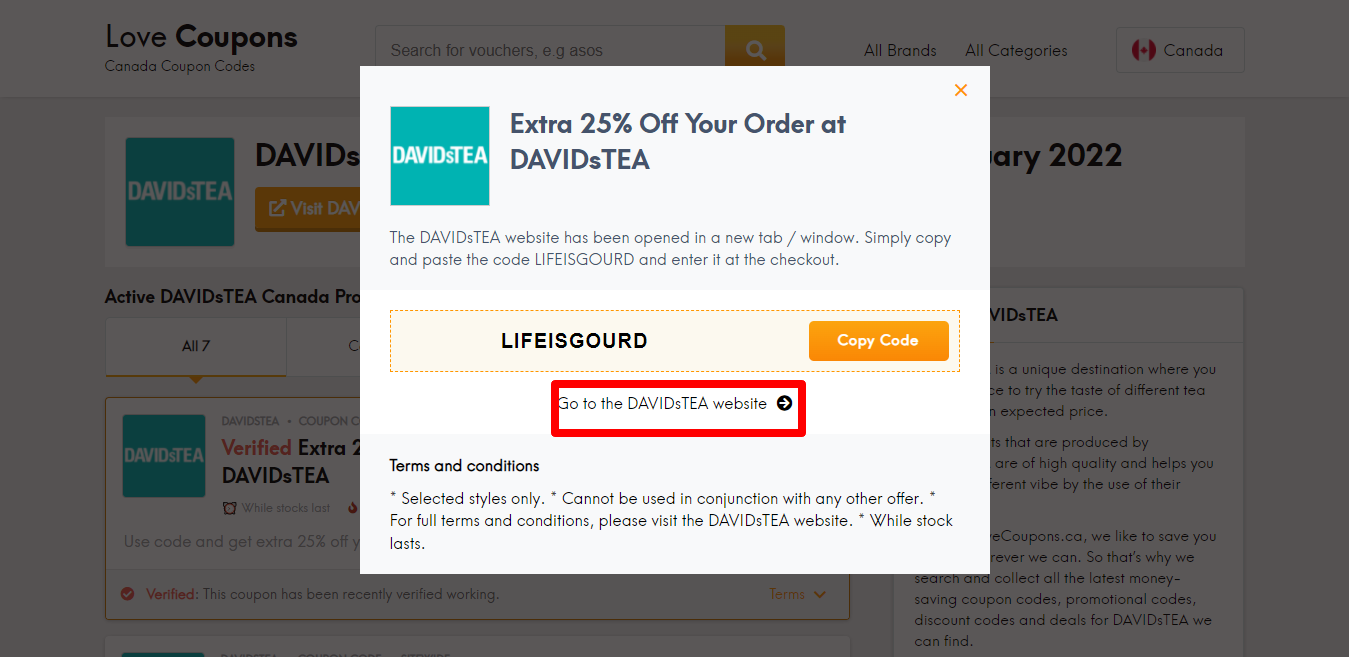 How Do I Use My DAVIDsTEA Promo Code?