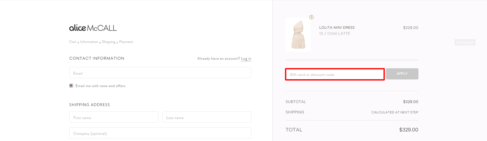 Discount Code