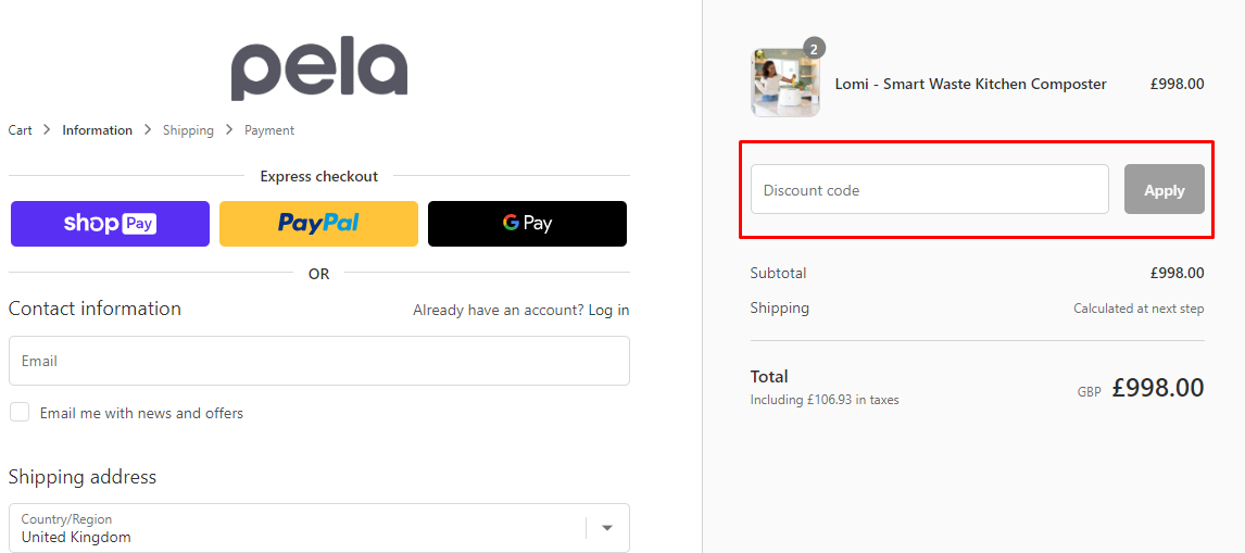 How do I use my Lomi discount code?