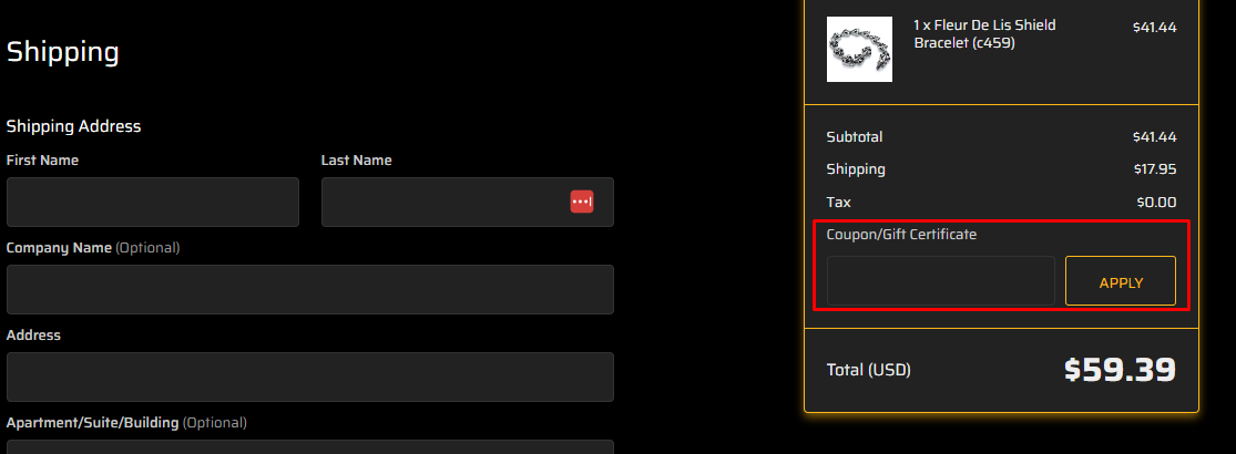 How do I use my SkullJewelry coupon code?