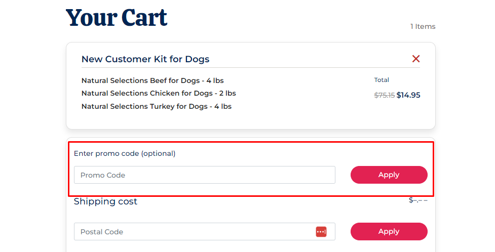 How do I use my Darwin’s promo code?
