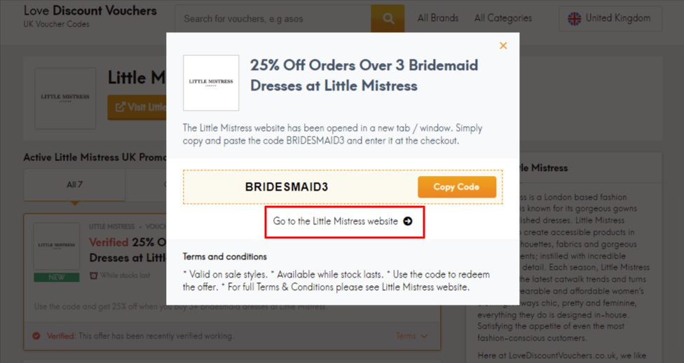 Little Mistress Discount Code July 2024