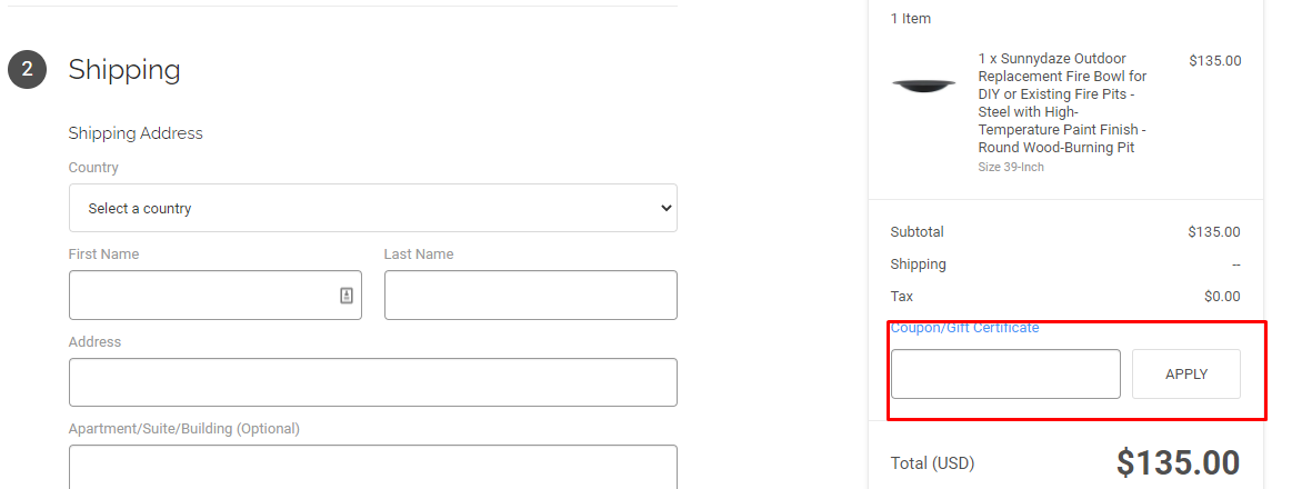 How do I use my Serenity Health & Home Décor coupon code?