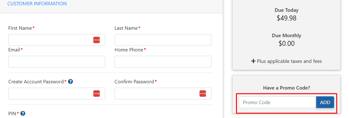 How do I use my Affinity Cellular Promo code?