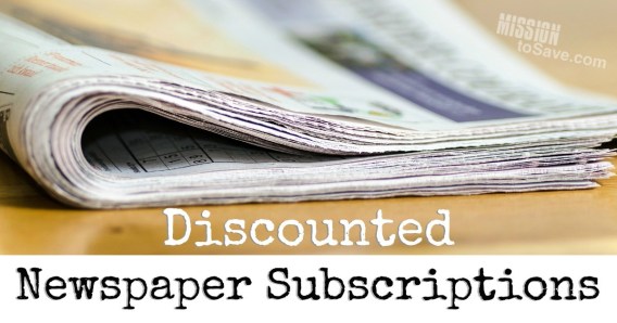 Discounted Newspaper Homepage