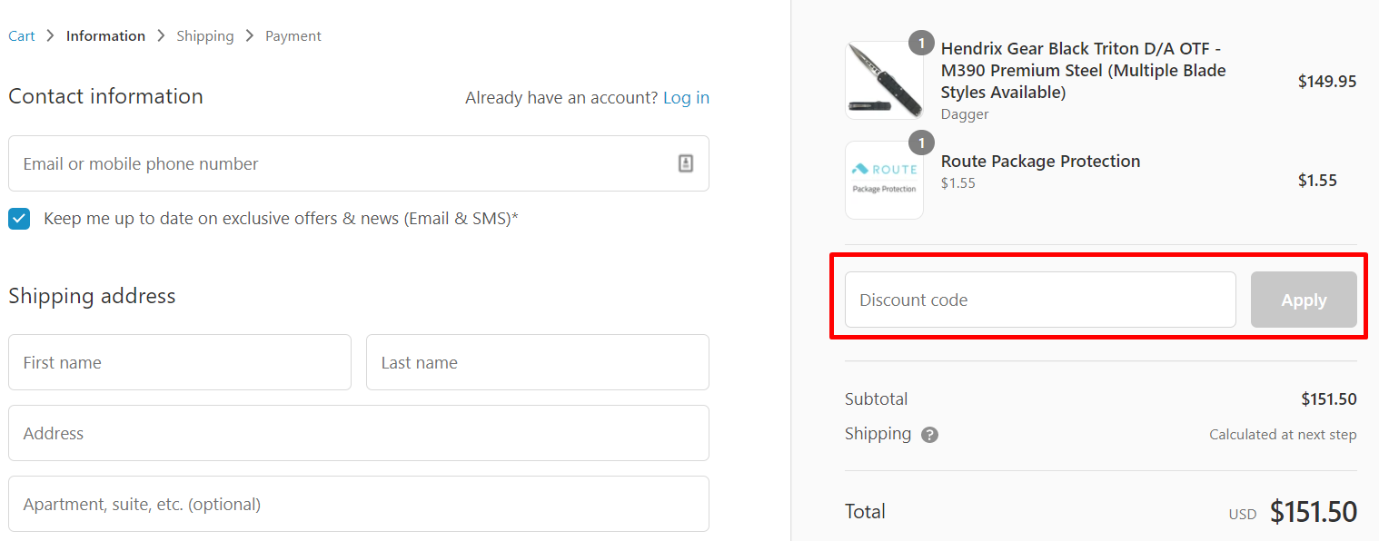 How do I use my Viper Tec discount code?