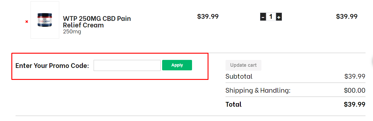 How do I use my Hemp discount code?