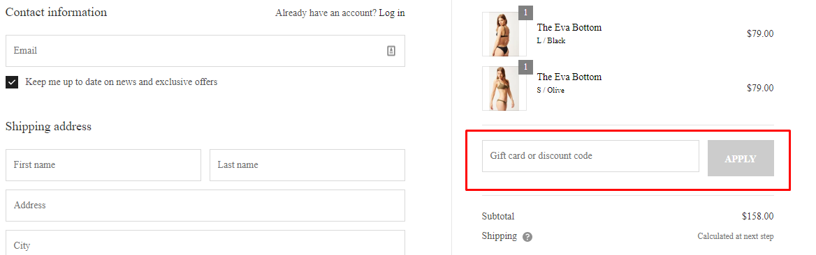 How do I use my Solid & Striped Discount code?