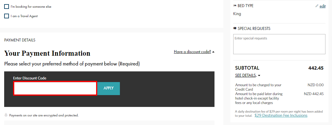 Discount Code