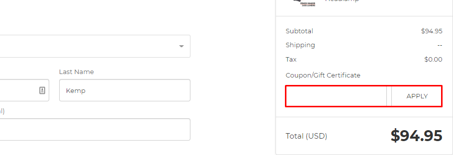 How do I use my Fenix-Store discount code?