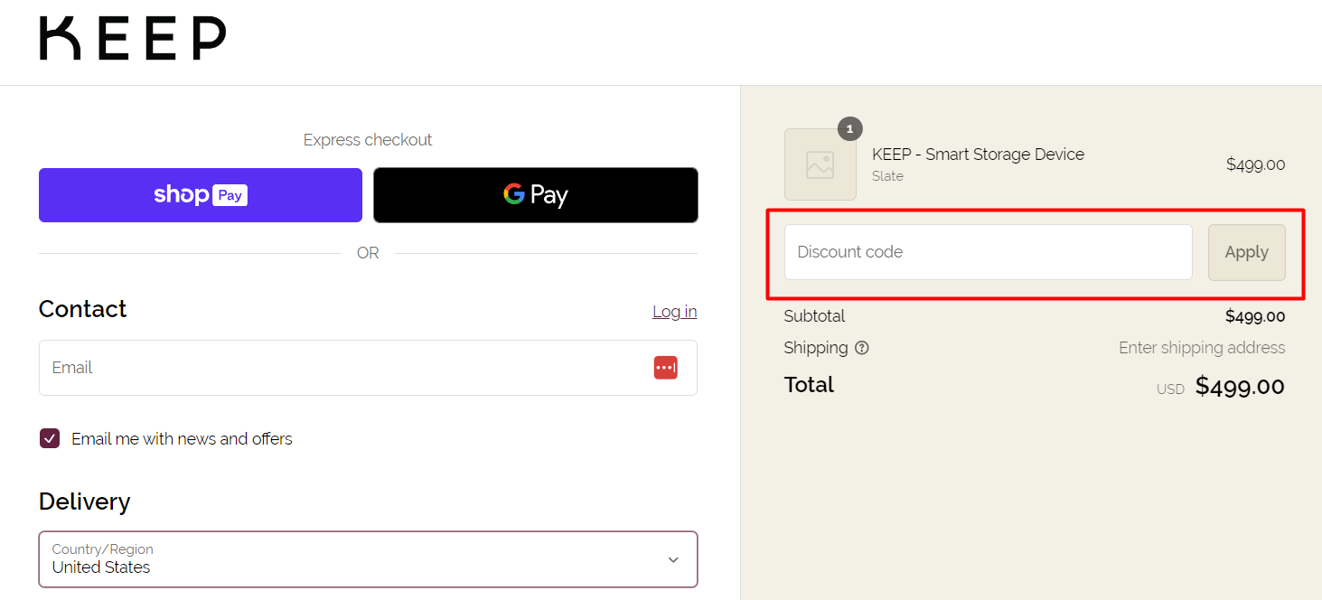 How do I use my Keep Labs coupon code?