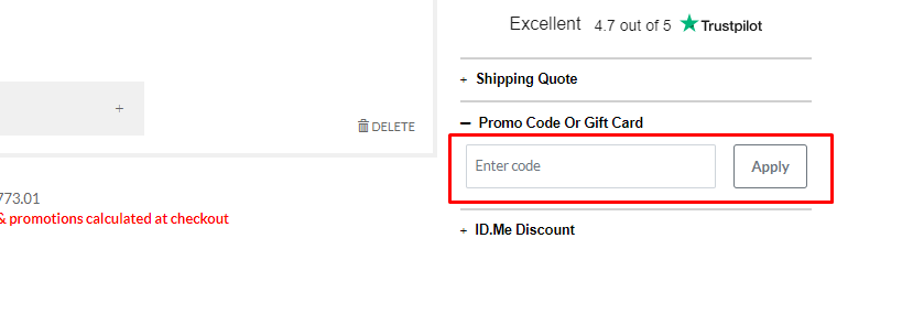How do I use my Sideshow promo code?
