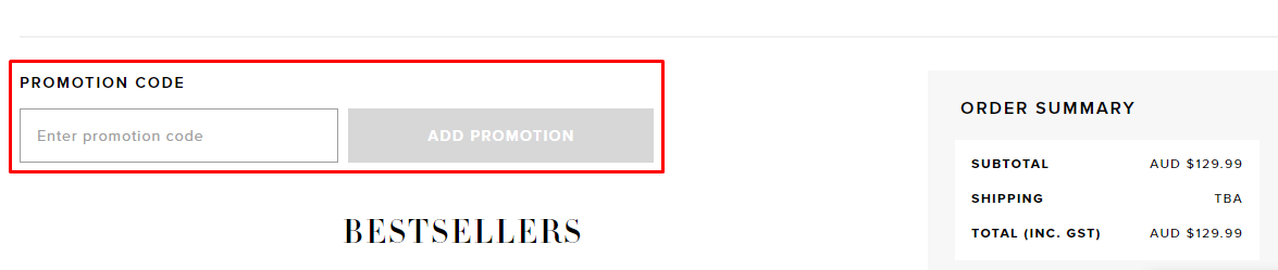 How do I use my Bardot promotion code?