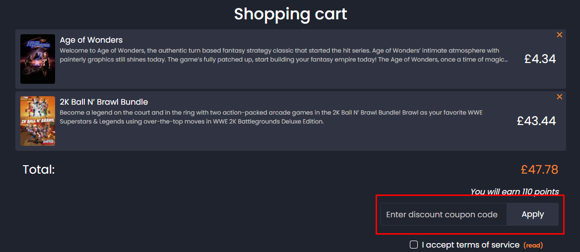 How do I use my Voidu coupon code?