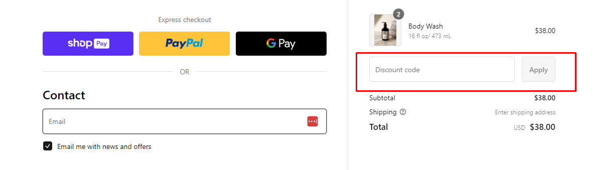 How do I use my Public Spirit discount code?