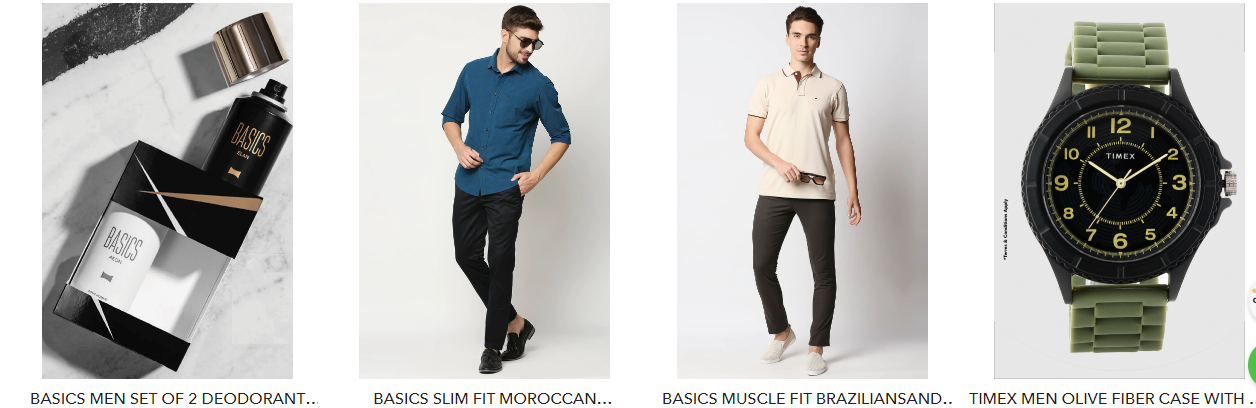 Get accessories and available collections with a Basics Life promo code and get stylish