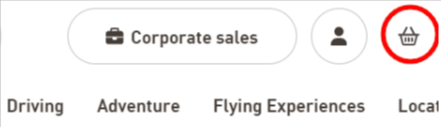 The Buyagift shopping page