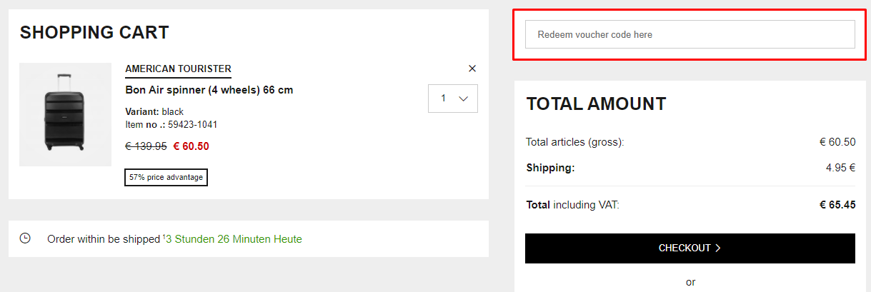How do I use my Koffer.com coupon code?